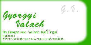 gyorgyi valach business card